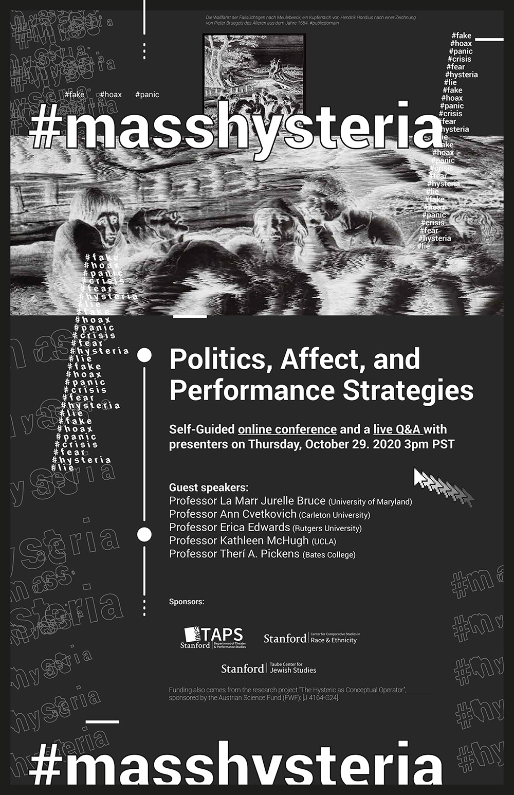#masshysteria conferenc stanford flyer